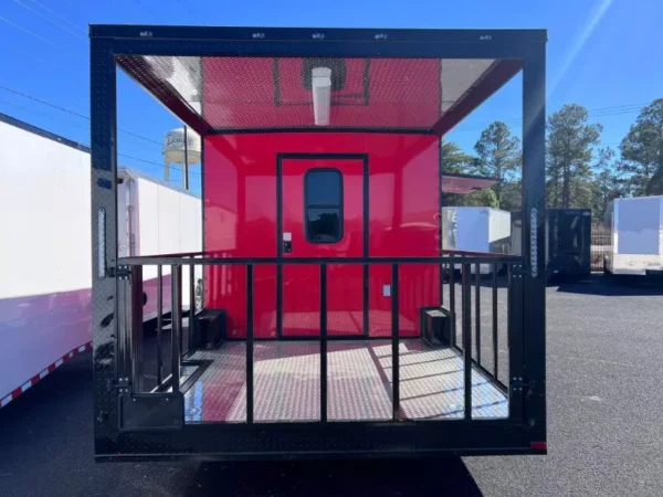 2024 8.5X24 TA3 RED BBQ TRAILER - Image 4