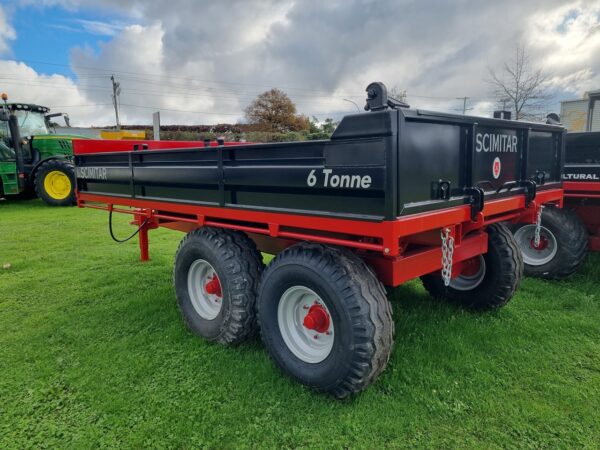 SCIMITAR 6 TONNE TANDEM AXLE TIP TRAILERS - Image 4