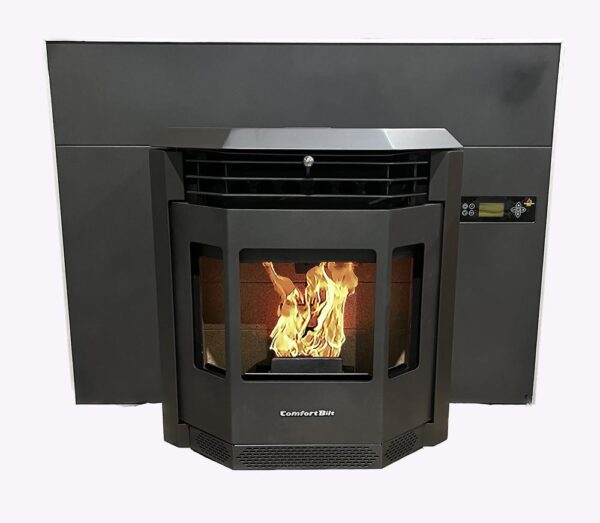 ComfortBilt™ Black Pellet Stove Fireplace Insert with 47 lb. Hopper (2,800 sq. ft.)